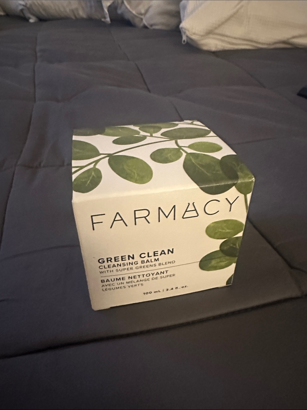 Farmacy Green Clean Cleansing Balm — White & Green Packaging